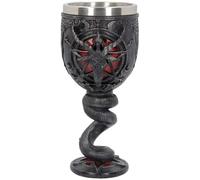 Nemesis Now Baphomet Goblet 16cm, Resin wStainless Steel, Black