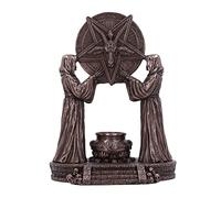 Nemesis Now Baphomet's Altar Figurine 18.5cm, Resin, Bronze, Baphomet Ornament, Baphomet's Altar Figurine, Expertly Hand-Painted, Cast in the Finest Resin
