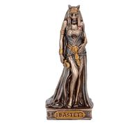 Nemesis Now Bastet Goddess of Protection (Mini) 8.2cm - Egyptian Cat Goddess Resin Figurine, Bronze Mini Statue, Ancient Egyptian Mythology Decor