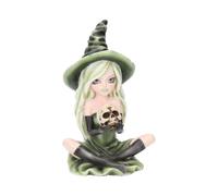 NEMESIS NOW BEAUTIFUL GOTHIC WITCH ZELDA WITH SKULL FIGURINE ORNAMENT STATUE