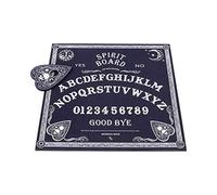 Nemesis Now Black and White Spirit Board with Planchette 38.5cm | Decorative Spirit Board with Ornate Gothic Planchette