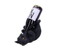 Nemesis Now Black Cat Guzzler Decorative Figurine, Black, 28.5 x 17.5 x 22.5 cm