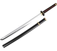 Nemesis Now Black Handled Samurai Katana Plastic Toy with Case 99cm