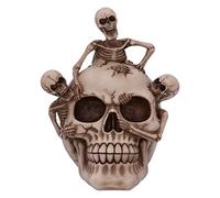 Nemesis Now Breaking Free Skeleton Emerging from Skull Ornament 17.7cm, Resin, Natural