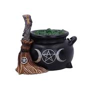Nemesis Now Bubbling Cauldron 14.5cm, Black
