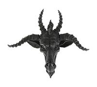 Nemesis Now C0848C4 Goat of Mendes Wall Plaque, Polyresin, Black, One Size,9.57 x 11.54 cms