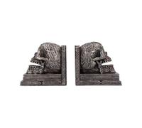 Nemesis Now Celtic Tale Resin Bookends - Heavy Decorative Book Ends for Literature Collections, Ornate Celtic Skull Design and Knotwork, Bronze Finish