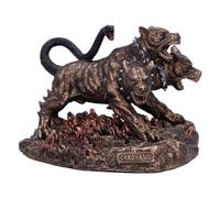 Nemesis Now Cerberus the Three Headed Hound of Hades Figurine, Resin, Bronze, Detailed Cerburus Ornament, Greek Mythology Figurine, Cast in the Finest Resin, Finished in Bronze