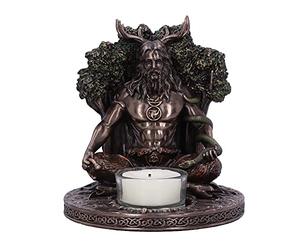 Nemesis Now Cernunnos Tealight Holder 13.5cm, Bronze, D5683U1