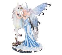 Nemesis Now Comfort Fairy & Unicorn 21.5cm ornament figurine (NEM3412)