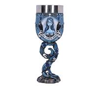 Nemesis Now Corpse Bride Emily Goblet, Officially Licensed Tim Burton Collectible, Gothic Decor, Blue