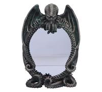 Nemesis Now Cthulhu's Reflection Cthulhu Mirror 25cm, Resin, Silver, Cthulhu Tabletop Mirror, Cast in the Finest Resin, Expertly Hand-Painted