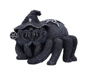 Nemesis Now Cult Cuties Arachnias Spider Witch Figurine | Gothic Black Spider Decor, Occult Collectible Statue, Hand-Painted Resin Gift, for Fans