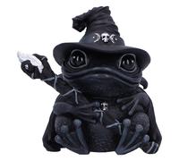 Nemesis Now Cult Cuties Asmoadeus Figurine 10cm, Resin, Black, Cult Cuties Collectible Asmoadeus Figure, Scarily Adorable Occult Frog, Spooky Frog Gift, Cast in the Finest Resin, Expertly Hand-Painted