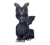 Nemesis Now Cult Cuties Lucifly 10.7cm, Resin, Black, Cult Cuties Dragon Figurine, Scarily Adorable Horned Dragon Figurine, Silver Detailing, Cast in the Finest Resin, Lovingly Hand-Painted