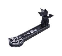 Nemesis Now Cult Cuties Malpuss Incense Holder, Black, 24cm