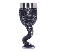 Nemesis Now Cult Cuties Pawzuph Goblet 19.5cm, Resin/Stainless Steel, Black, Cute Scarily Adorable Horned Cat Goblet, Removable Stainless Steel Insert, Cast in The Finest Resin, Expertly Hand-Painted