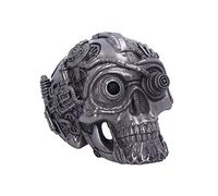 Nemesis Now Cybertron Skull, Silver, 16.5cm
