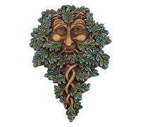 Nemesis Now D3563J7 Oak Guardian Wall Plaque 19.5cm Green, Resin