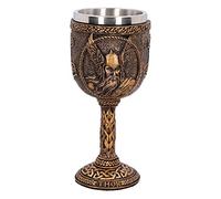 Nemesis Now D4719P9 Thor Goblet 17cm, Resin w. Stainless Steel, Bronze