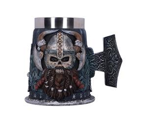 Nemesis Now Danegeld Tankard Mug 18cm Black 1 Count (Pack of 1) Grey