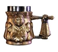 Nemesis Now Dark Souls Smough Tankard 15.5cm, Resin, Gold, Officially Licensed Dark Souls Merch, Dark Souls Trilogy Beer Mug, Stainless Steel Insert, Cast in The Finest Resin, Expertly Hand-Painted