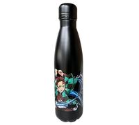 Nemesis Now Demon Slayer Tanjiro Water Bottle 500ml, 27.4cm, Stainless Steel, Black