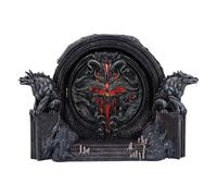 Nemesis Now Diablo IV Hells Gate Box 15.5cm, Black | Resin, Officially Licensed Diablo Merchandise, Diablo Gaming Accessory Box, Small Storage Compartment, Hand-Painted