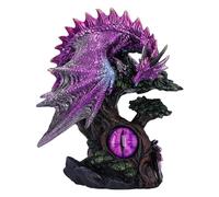 Nemesis Now Draconic Seer 17cm, Pink, Dragon Figure, Expertly Hand-Painted | Resin, Pink Dragon Ornament, Collectable Dragon Giftware, Cast in the Finest Resin