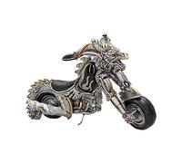 Nemesis Now Dracus Birota Steampunk Dragon Motorcycle Figurine 29cm, Grey