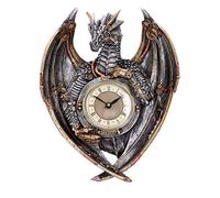 Nemesis Now Dracus Horologium 27.5cm, Polyresin, Silver
