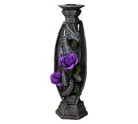 Nemesis Now Dragon Beauty Stick Anne Stokes Candle Holder NOW6853 Grey, Resin,25cm