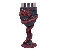 Nemesis Now Dragon Coil Goblet, Red, 20cm