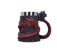 Nemesis Now Dragon Coil Tankard, Red, 16cm