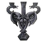 Nemesis Now Dragon's Altar Candle Holder 33cm Black