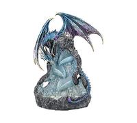 Nemesis Now Dragons Intrigue Backflow Incense Burner 21.5cm, Blue