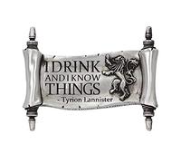 Nemesis Now Drink and I Know Things Magnet 9cm Game of Thrones, Silver