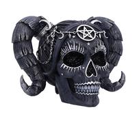 Nemesis Now Drop Dead Gorgeous Solve and Coagula Figurine 20.5cm, Resin, Baphomet Doll Skull Ornament, Female Baphomet Black Skull Figurine, Cast in the Finest Resin, Expertly Hand-Painted