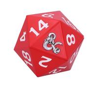 Nemesis Now Dungeons & Dragons D20 Dice Storage Box, 13.5cm, Resin, Red, Officially Licensed D&D Merchandise, D20 20 Sided Dice Box, Cast in the Finest Resin, Expertly Hand-Painted