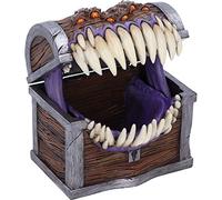Nemesis Now Dungeons & Dragons Mimic Dice Storage Box, 11.3cm, Resin, Brown, Officially Licensed D&D Merchandise, Mimic Character Dice Box, Cast in the Finest Resin, Expertly Hand-Painted