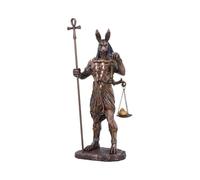 Nemesis Now Egyptian God Bronzed Figurine, Hand-Painted Statue, Ancient Egypt Art Decor - Anubis, Guardian of The Tombs, Symbol of Justice