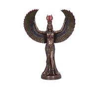 Nemesis Now Egyptian God Bronzed Figurine, Hand-Painted Statue, Ancient Egypt Art Decor - Isis, Goddess of Magic and Wisdom