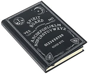 Nemesis Now Embossed Journal Black and White Spirit Board 17cm, Coated, Wood Free Paper