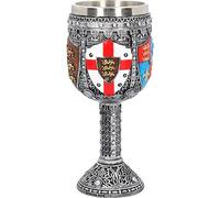 Nemesis Now English Goblet 17cm Grey, Resin w/Stainless Steel Insert