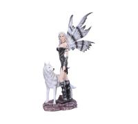 Esarosa Gothic Fairy with Wolf Companion Figurine