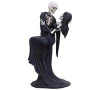 Nemesis Now Eternal Dance Figurine - Gothic Skeleton Lovers Statue, 24cm Romantic Skeleton Home Decor, Hand-Painted Resin Collectible, Eternal Love Series