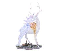 Nemesis Now Evelyn Sleeping Fairy on Deer, Resin, Cast in the Finest Resin, Expertly Hand-Painted
