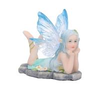 Nemesis Now Fairy Figurine, Hand-Painted Decorative Statue, Decor for Garden Shelf and Home - Amelia The Ice Fairy
