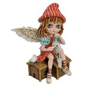 Nemesis Now Fairy Figurine, Hand-Painted Decorative Statue, Decor for Garden Shelf and Home - Autumn FAE