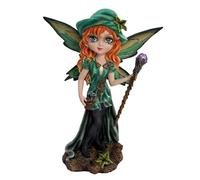 Nemesis Now Fairy Figurine, Hand-Painted Decorative Statue, Decor for Garden Shelf and Home - Forest FAE